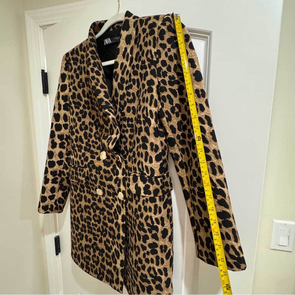 Zara Leopard Print Women's Blazer - Picture 6 of 12